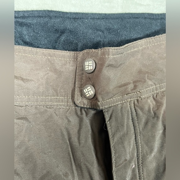 NWT 1X Columbia Lilly Snow Glimmer Brown OmniShield Lined Fleece Snow Pants Warm - Picture 10 of 14